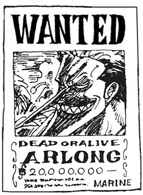 Poster Wanted d'Arlong